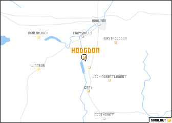 map of Hodgdon