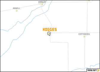 map of Hodges