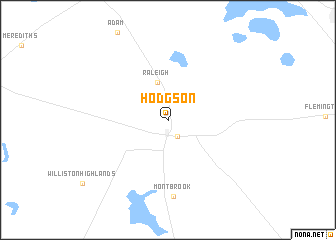 map of Hodgson