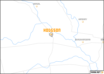 map of Hodgson