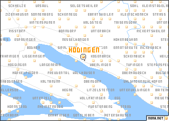 map of Hödingen