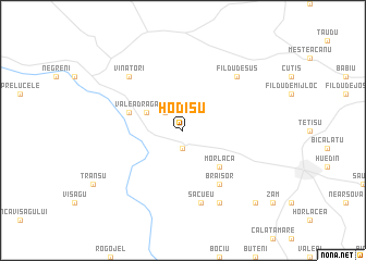 map of Hodişu