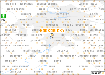 map of Hodkovičky