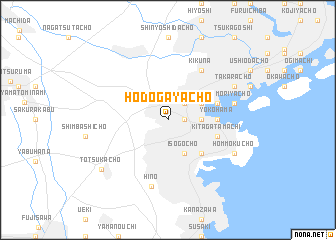 map of Hodogayachō