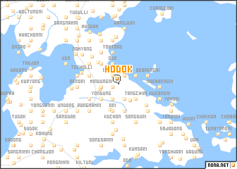 map of Hodŏk