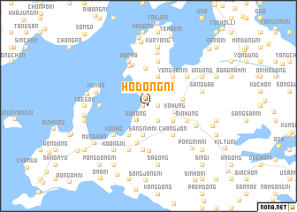 map of Hodong-ni