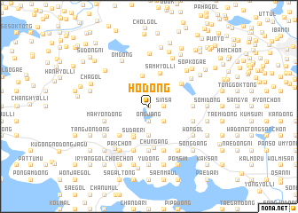 map of Ho-dong