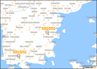 map of Ho-dong