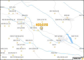map of Hodora