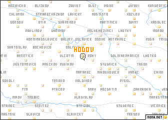 map of Hodov