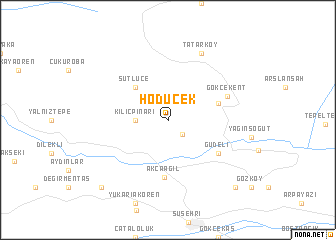 map of Hödücek