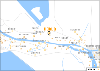 map of Ḩodūd