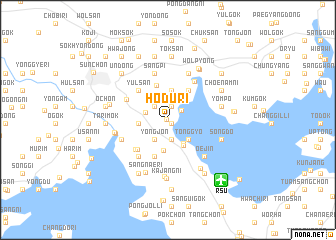 map of Hodu-ri