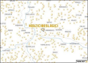 map of Hodžići Bešlagići