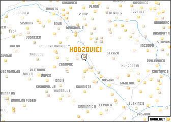 map of Hodžovići