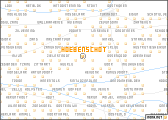 map of Hoebenschot