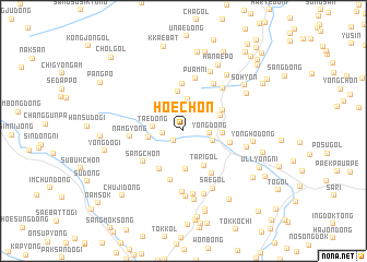 map of Hoe-ch\