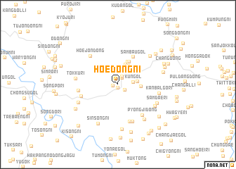 map of Hoedong-ni