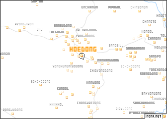 map of Hoe-dong