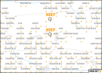 map of Hoef