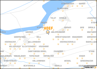 map of Hoef