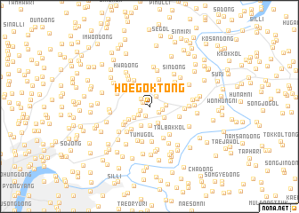 map of Hoegok-tong