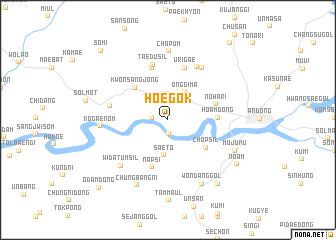 map of Hoegok