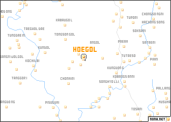 map of Hoe-gol