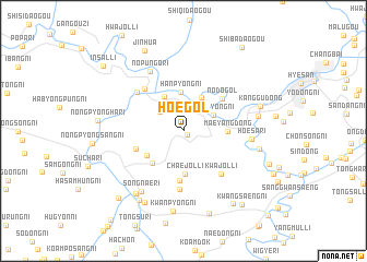 map of Hoe-gol