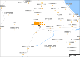 map of Hoe-gol