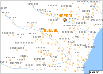 map of Hoe-gol