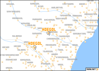 map of Hoe-gol