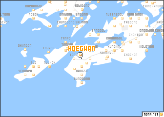 map of Hoegwan