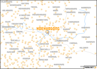 map of Hoehwa-dong