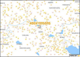 map of Hoehyŏn-dong