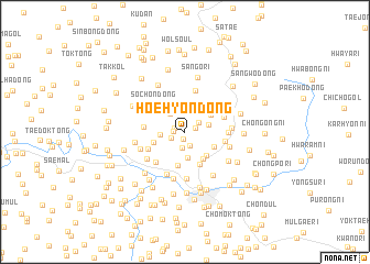 map of Hoehyŏn-dong
