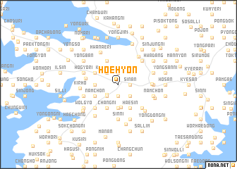 map of Hoehyŏn