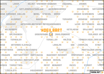 map of Hoeilaart