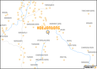 map of Hoejŏn-dong