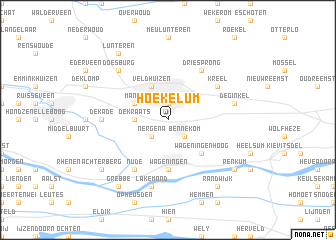 map of Hoekelum