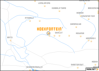 map of Hoekfontein