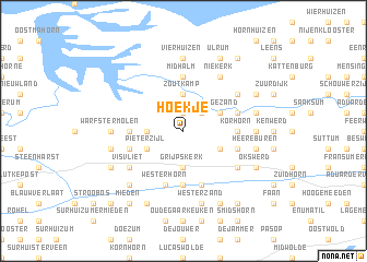 map of Hoekje