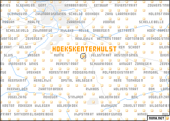 map of Hoeksken ter Hulst