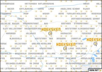 map of Hoeksken