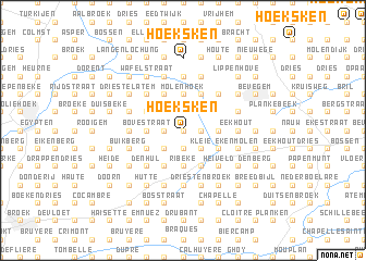 map of Hoeksken