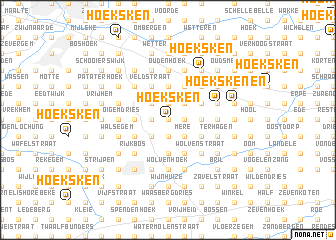 map of Hoeksken