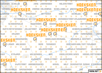 map of Hoeksken