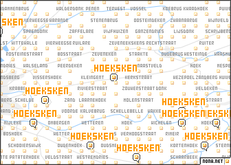 map of Hoeksken