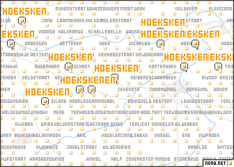 map of Hoeksken