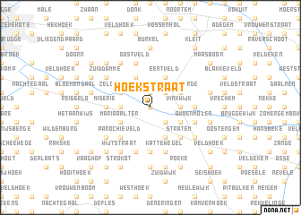 map of Hoekstraat